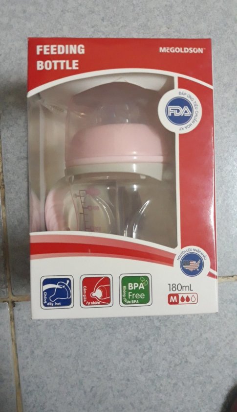Bình uống sữa Mcgolson cao cấp có van chống sặc 240ml