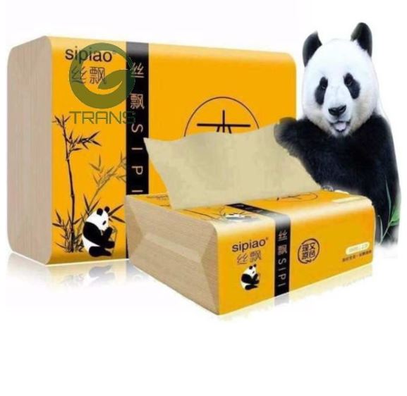 Combo 10 gói giấy ăn gấu trúc sipao.