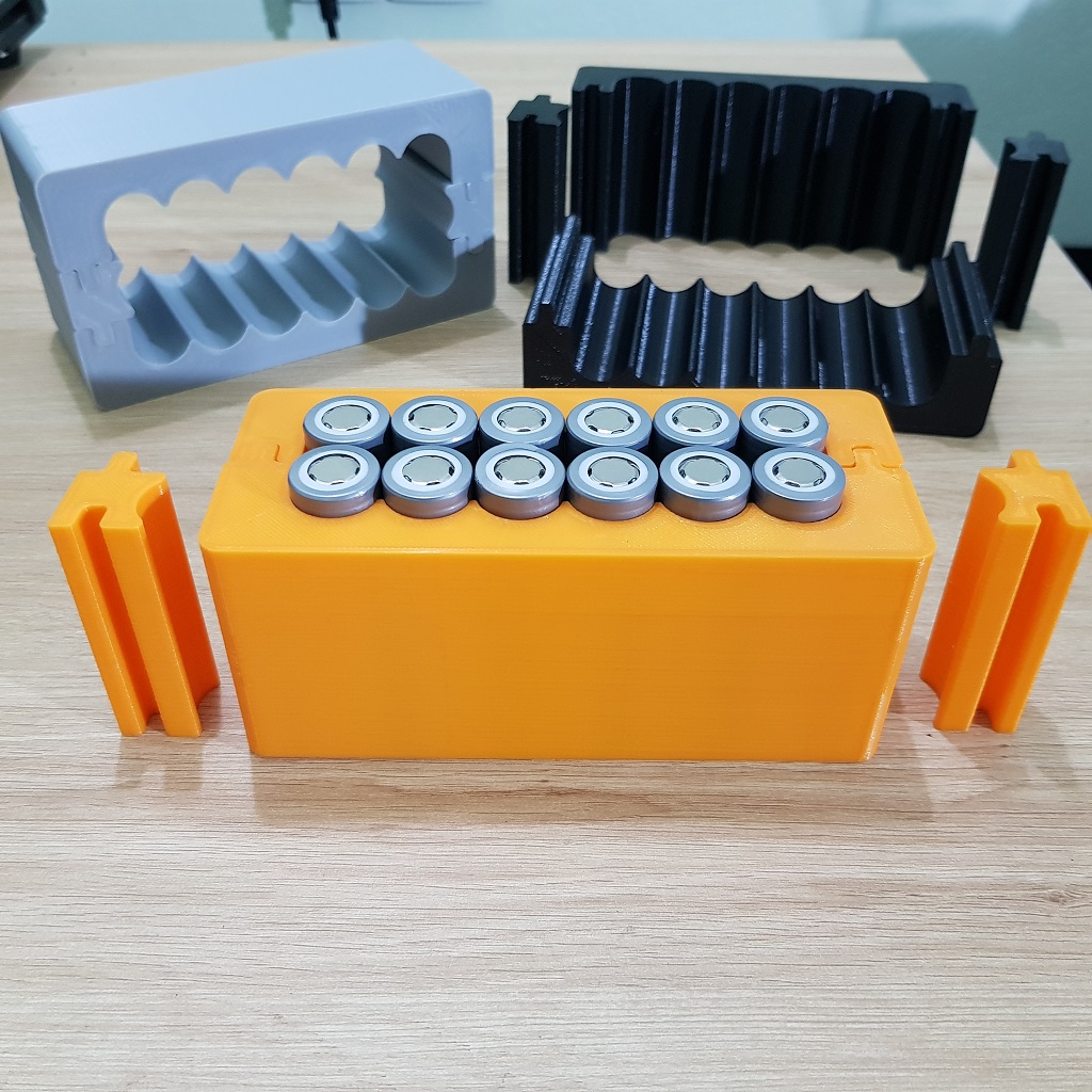 [DIY] Khuôn Hàn Cell Pin 18650, Tháo Lắp Mở Mộng 6 Cell 3 Hàng