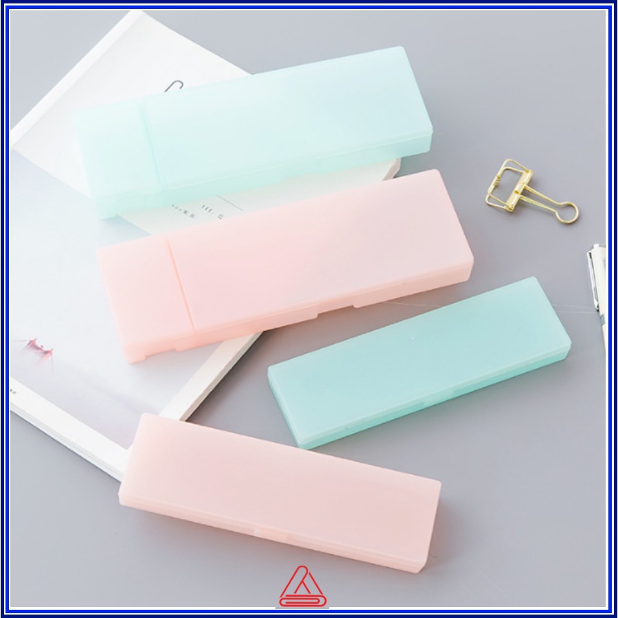[HCM]Hộp bút nhựa Pastel