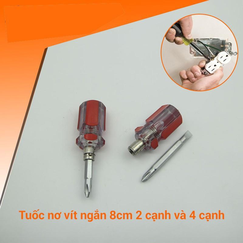 Tua vít mini, tuốc nơ vít ngắn 8cm