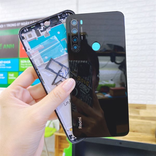 Vỏ bộ xiaomi redmi note 8 m1908c3jh, m1908c3jg, m1908c3ji đẹp chất lượng cao, như zin, hàng nấu máy