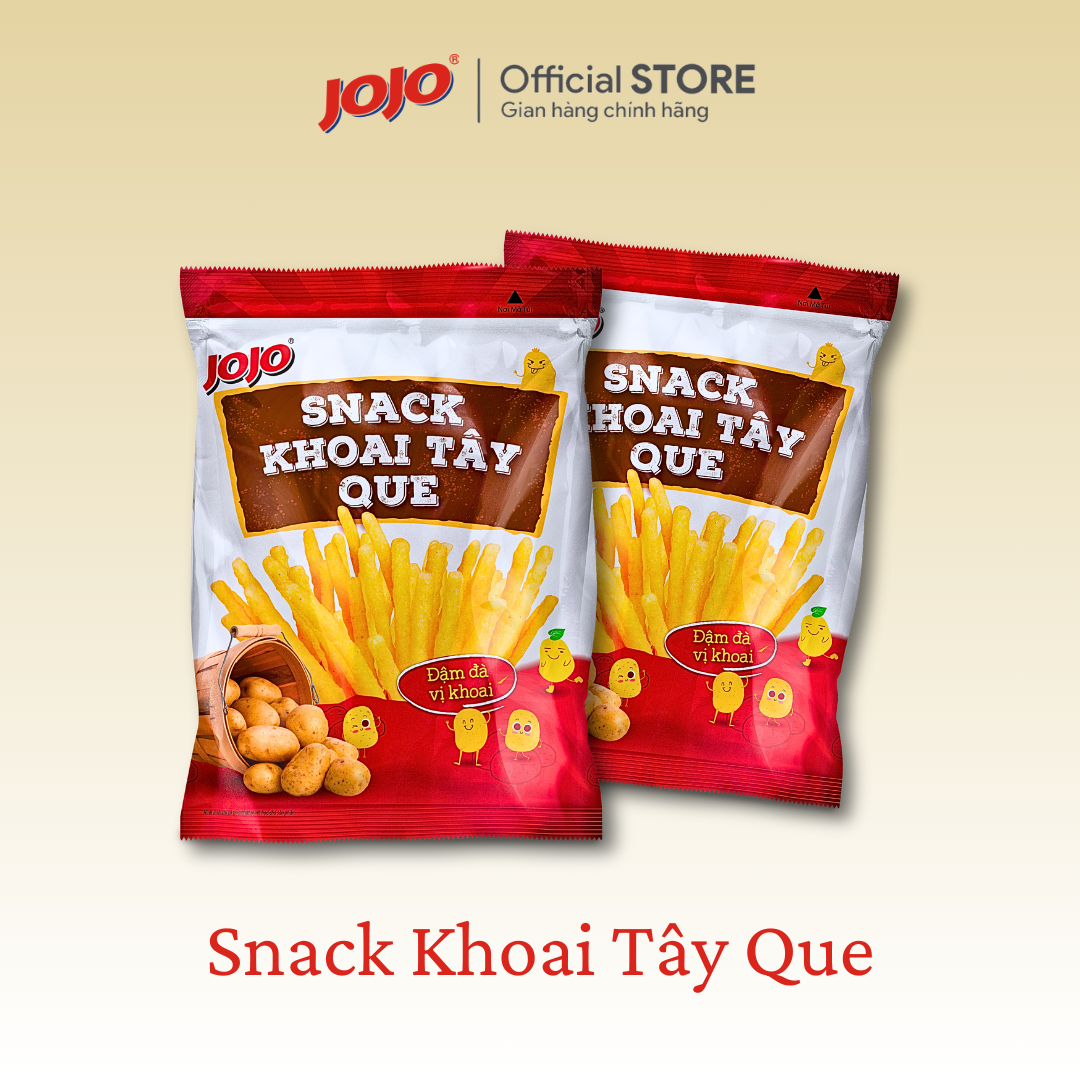 Snack JOJO Khoai Tây Que Loại 32G (Tặng gói đậu Hà Lan loại 30G)