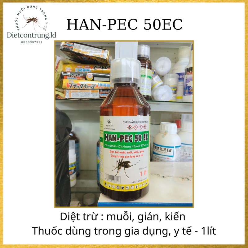 Thuốc diệt muỗi han - pec 50ec - diệt các lại côn trùng, muỗi gây bệnh