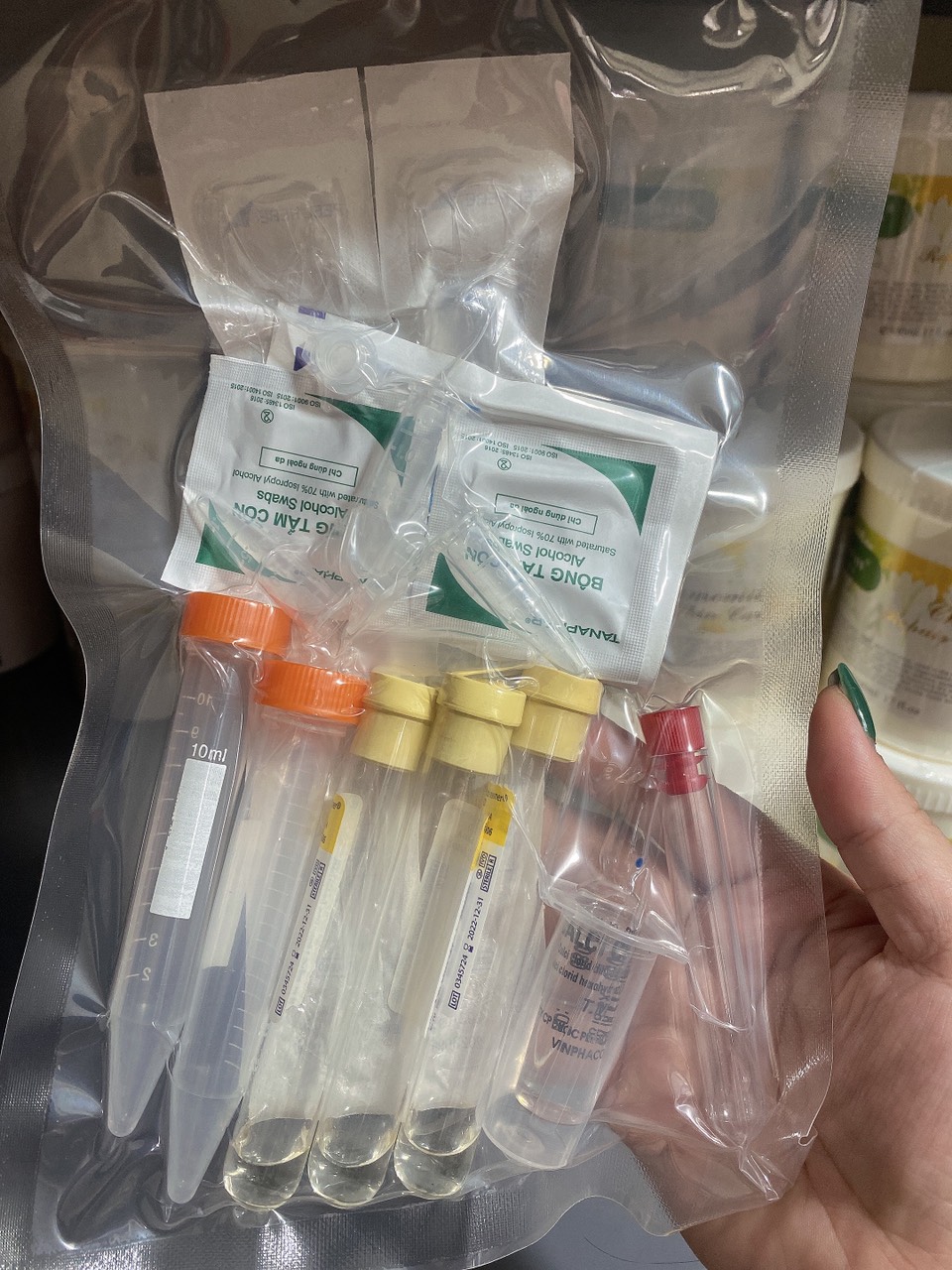 Bộ kit prp chứa hoạt hoa tiểu cầu