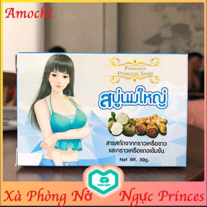 Xà Phòng Nở Ngực Princes Hàng Thái Lan, Soap nở ngực Princess, Hộp 50Gr - AMOCHI cao cấp