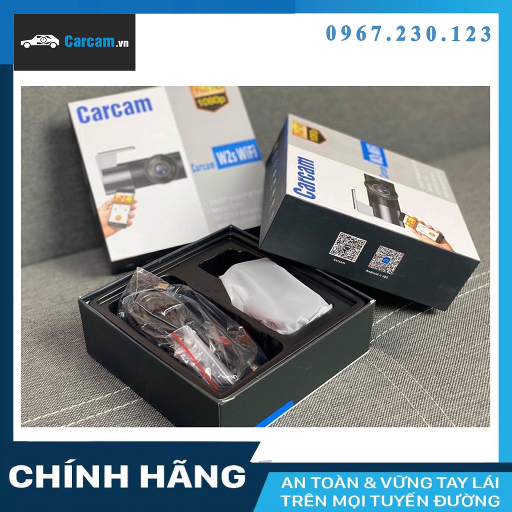 CAMERA HÀNH TRÌNH CARCAM W2S WIFI 2021