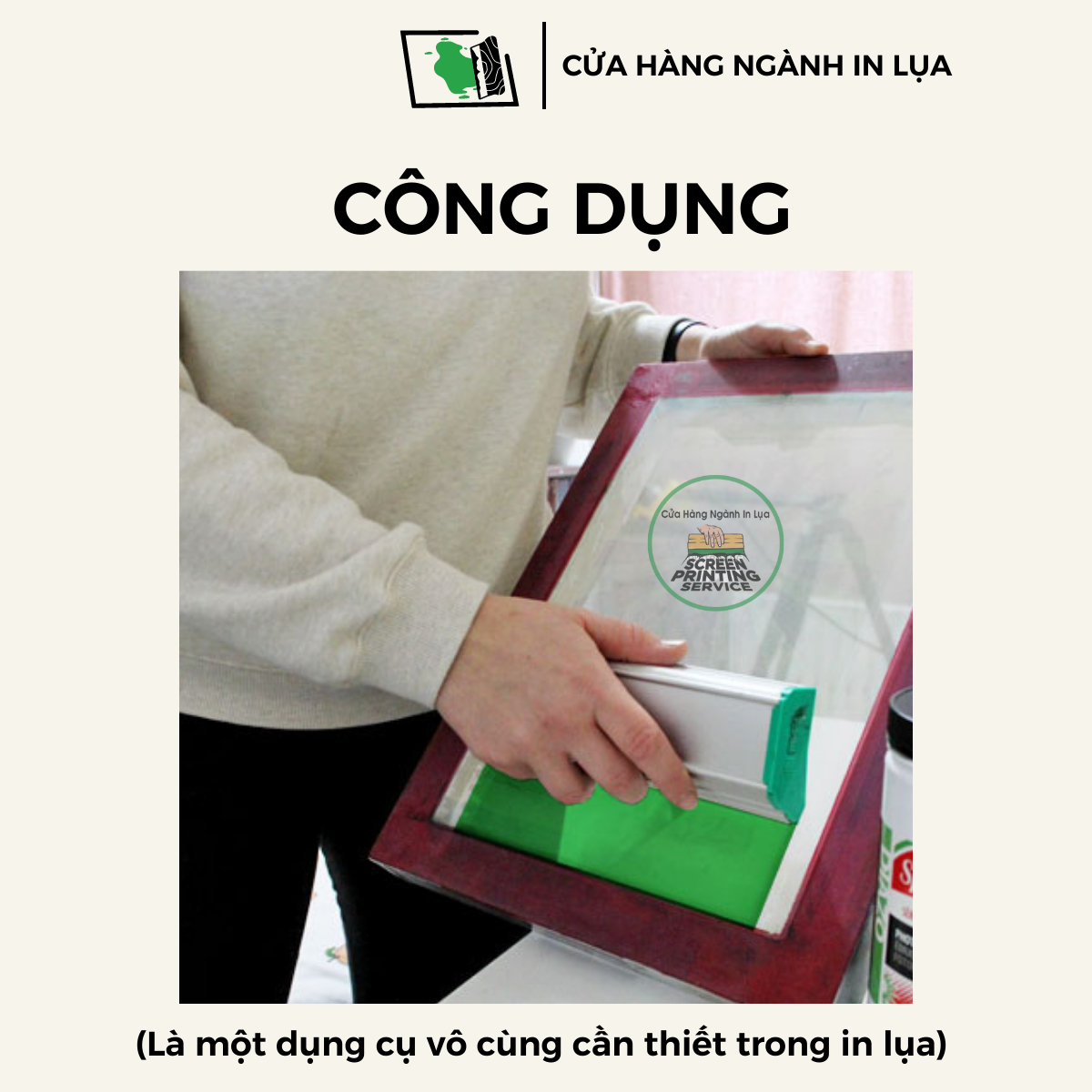Khung in lụa nhiều kích thước