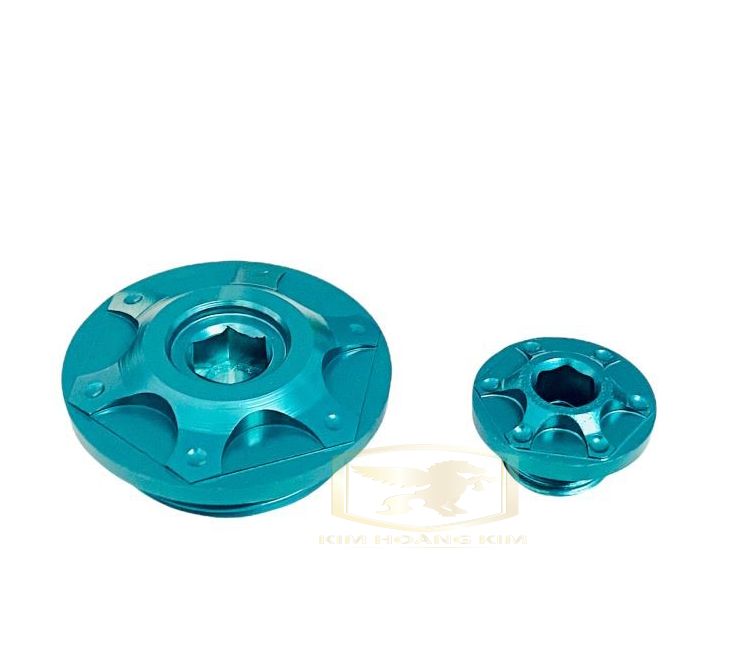 Ốc Mâm Lửa Xanh Lục Bảo gắn xe máy Wave Dream Winner Sonic