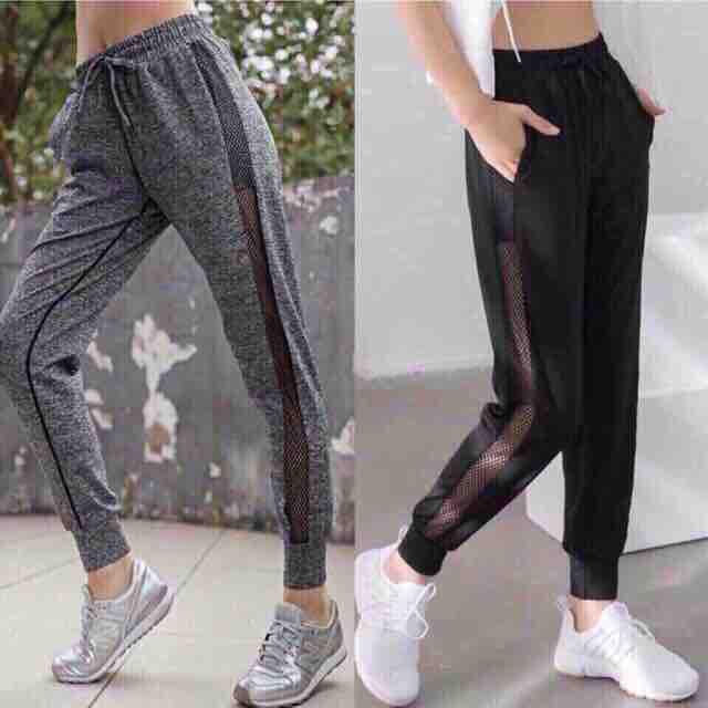 [HCM]Quần jogger lưới nữ
