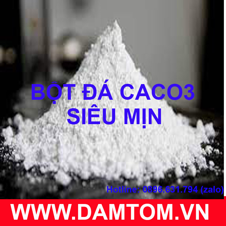 PHÂN CACO3 , Canxi Cabonat - Bột đá CaCO3 TÚI 5KG