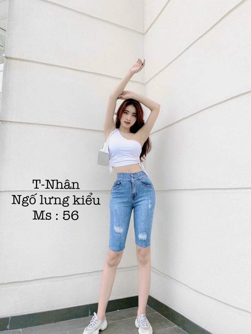 Quần short jean nữ thời trang - quần short nữ lưng cao - quần ngố nữ cap cấp gonshop89 mssn56