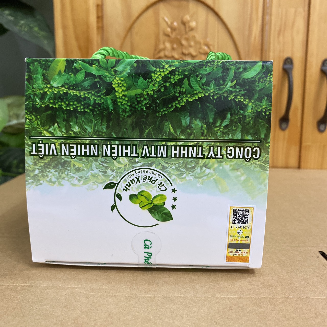 cà phê xanh hộp 30 gói kháng mỡ giảm cân