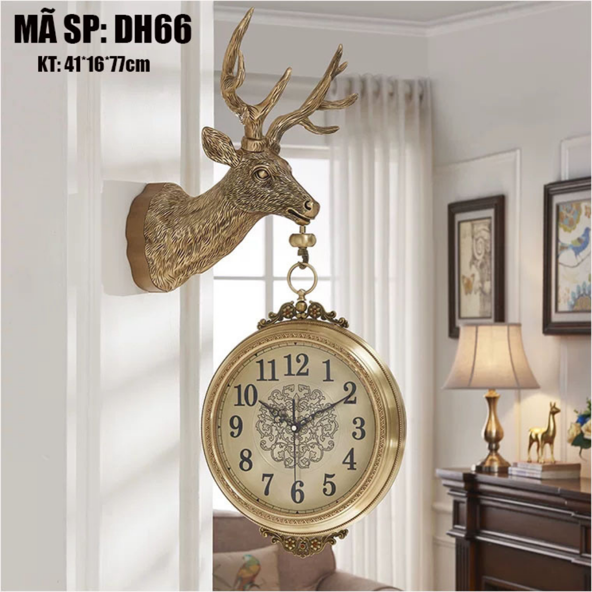 Đồng hồ treo tường 2 mặt cao cấp, đồng hồ 2 mặt xoay 360 độ, Biểu tượng ...