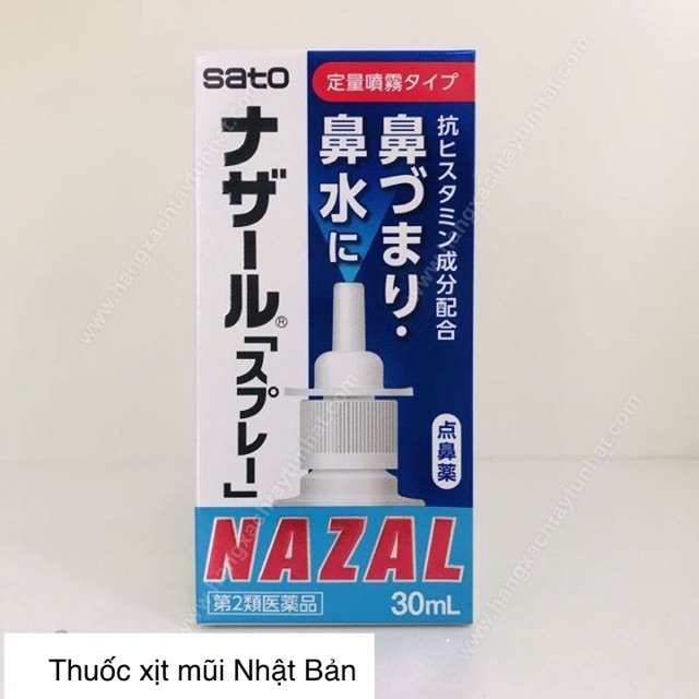 Xịt thông mũi Nazal 30ml