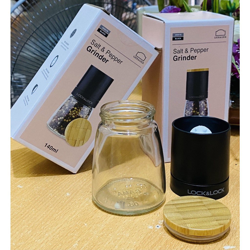 Hũ Xay Tiêu Lock&Lock Dung Tích 140ml CKO115 (cam kết hàng chính hãng)