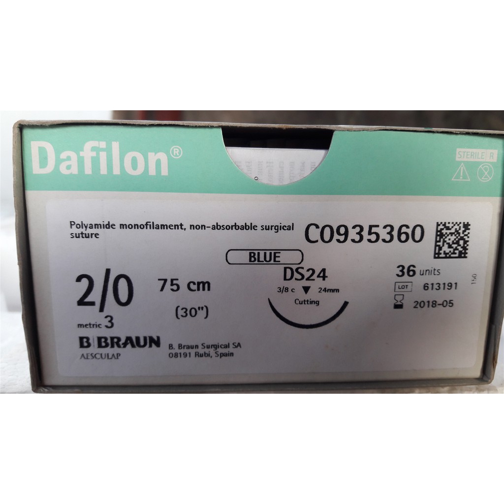 Chỉ Dafilon sai từ 2/0 đến 4/0