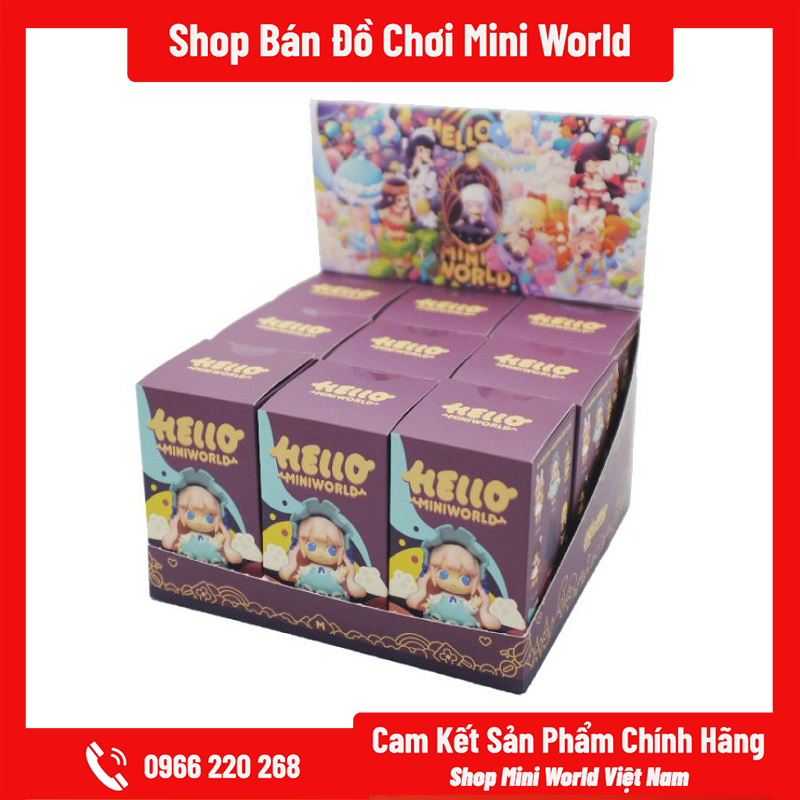 Mô Hình Mini World Hello Hộp Bí Ẩn [Gửi 1 Hộp Ngẫu Nhiên]