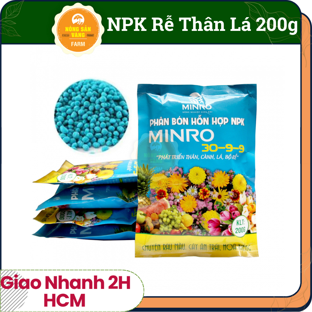 Phân bón npk nuôi thân cành lá rễ , cho cây lá tốt tươi lavamix – nông sản vàng