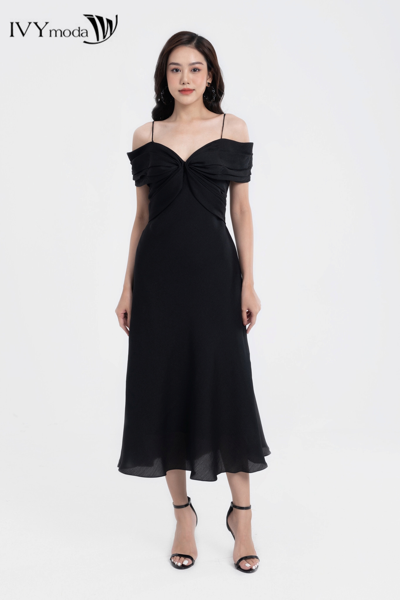 EDANA DRESS - Đầm maxi lụa IVY moda MS 45S2725