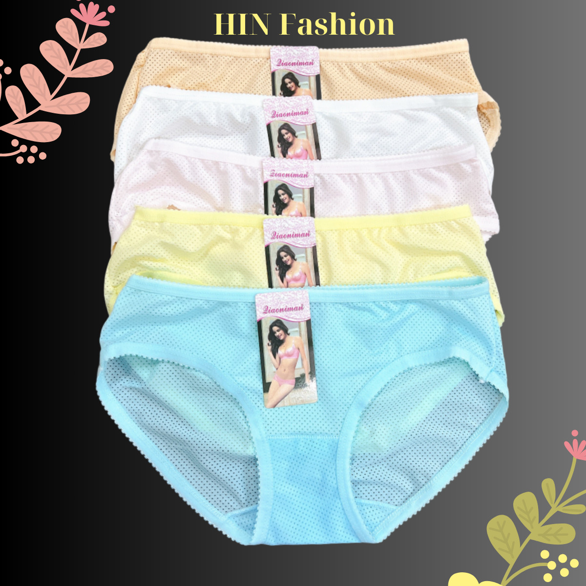 Set 10 Quần Lót Nữ DUDIA Su Mềm Mịn (40-53kg) [N06-10]