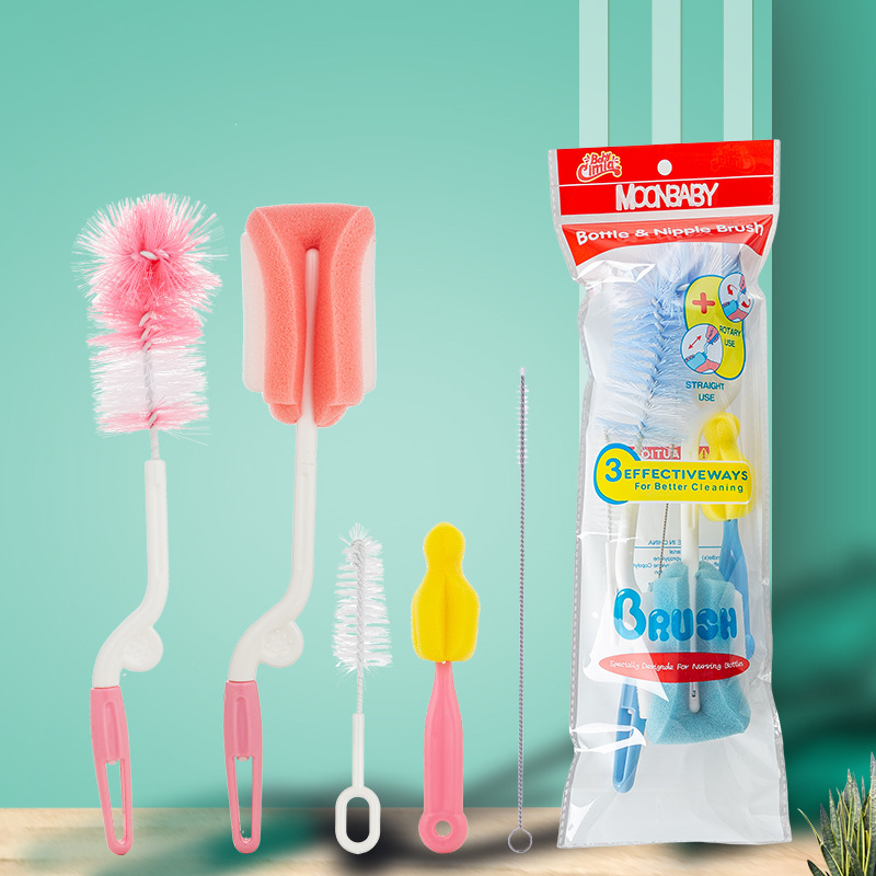 Bộ chổi cọ bình sữa 5 chi tiết BQSHOP