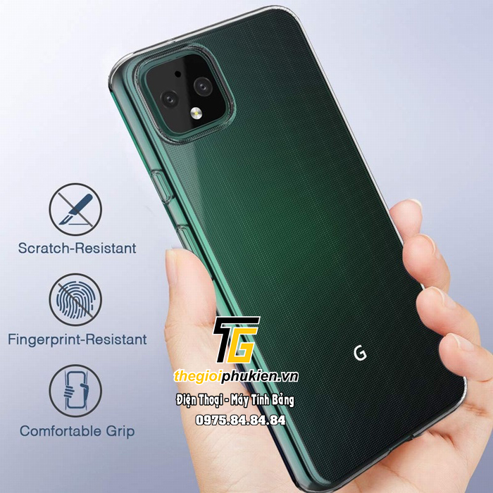 Ốp lưng silicon dẻo trong suốt Google Pixel 4XL