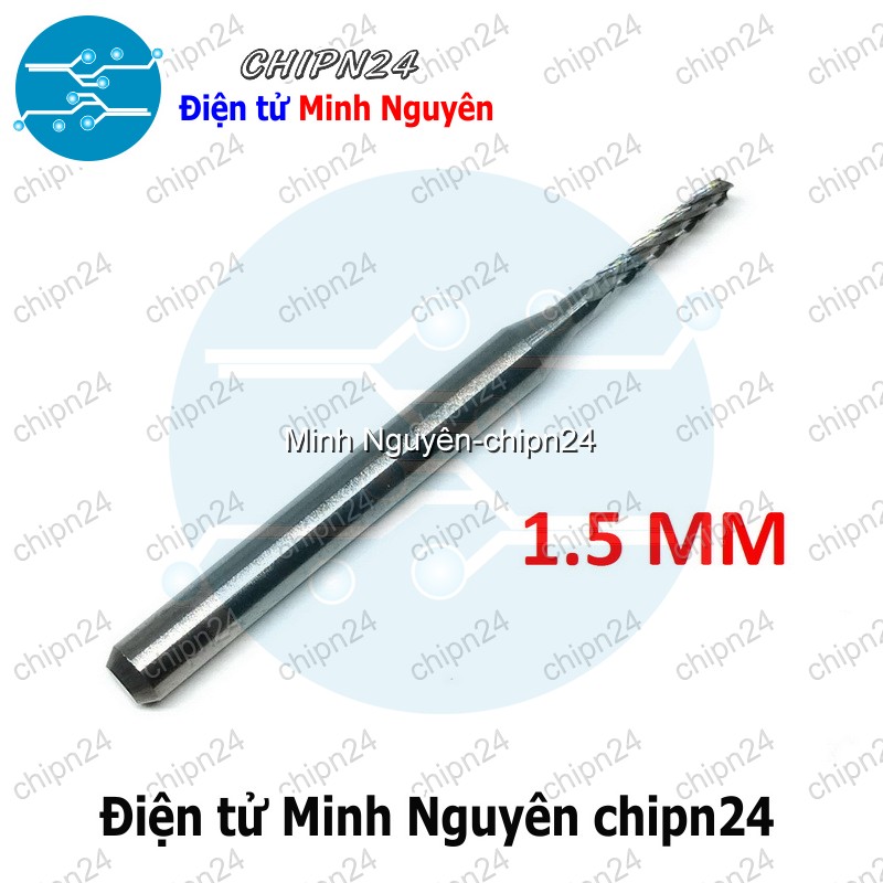 Mũi Phay mạch in CNC Hợp kim (1.0mm 1.1mm 1.2mm 1.3mm 1.4mm 1.5mm 1.6mm 1.7mm 1.8mm 1.9mm PCB) - [Chọn Loại] - HHH.00449