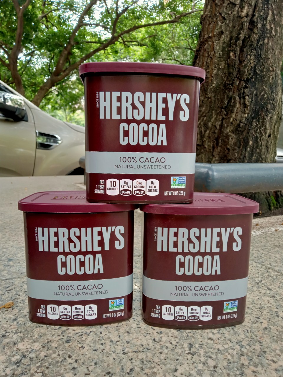 Bôt cacao HERSHEY'S COCOA 100% nguyên chất