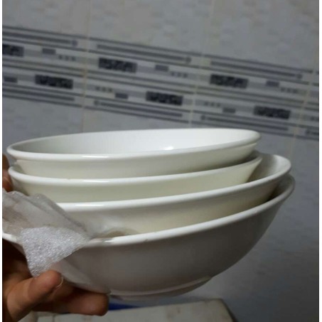 Bát Tô sứ trắng loe các cỡ