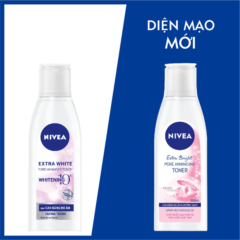 Nivea extra white pore Toner (200ml) close pores