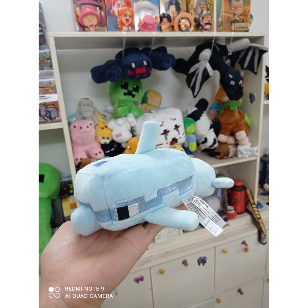 Gấu bông minecraft chibi nhân vật Cá Heo
