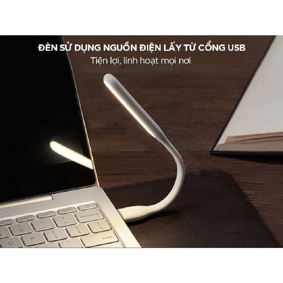Đèn LED USB Xiaomi version 2 có nút bấm Trắng