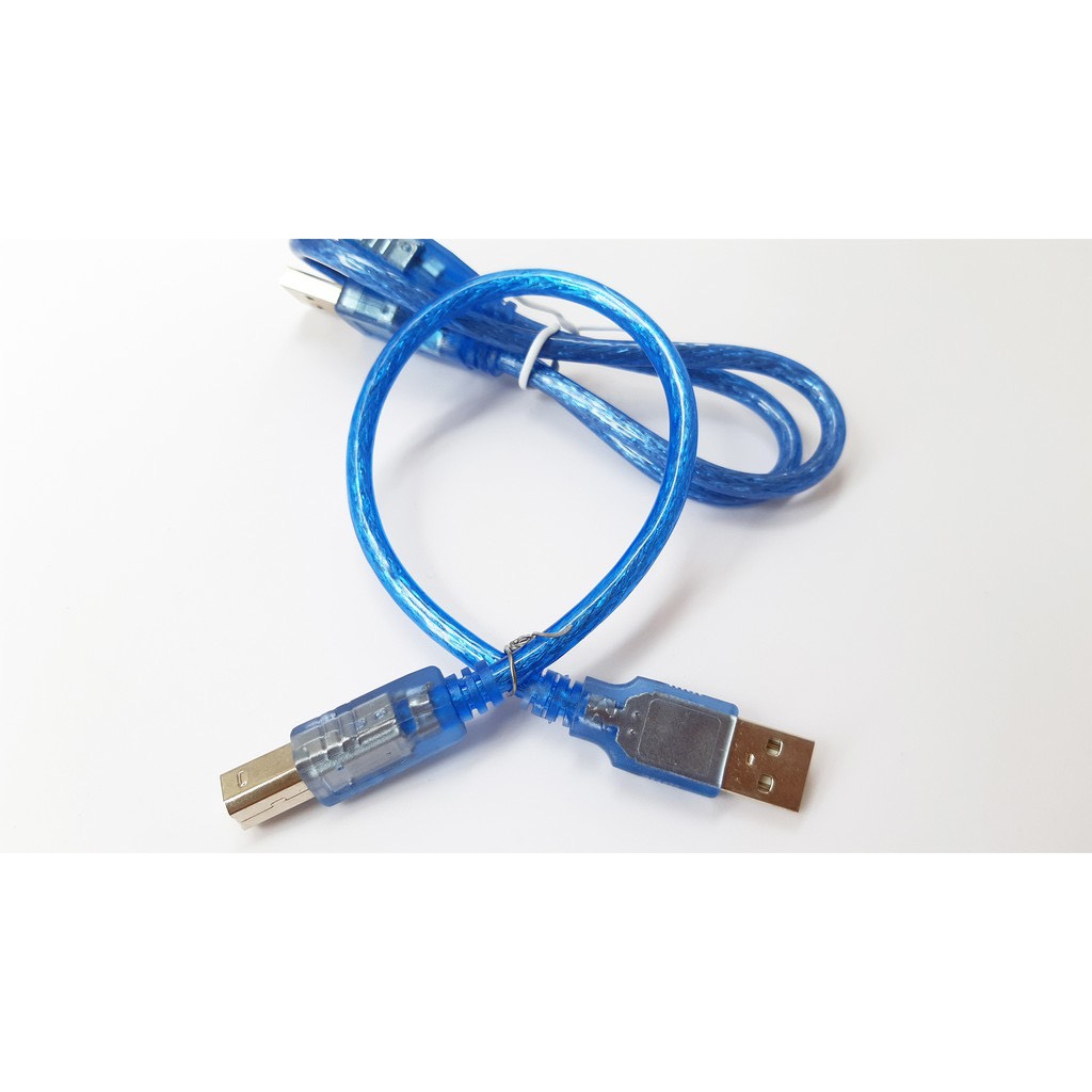 Dây Cáp Nạp code Arduino R3 / Mega2560/ Nano/ Node MCU (Cáp Mini USB - USB 2.0 Type B , Cáp USB Máy In)