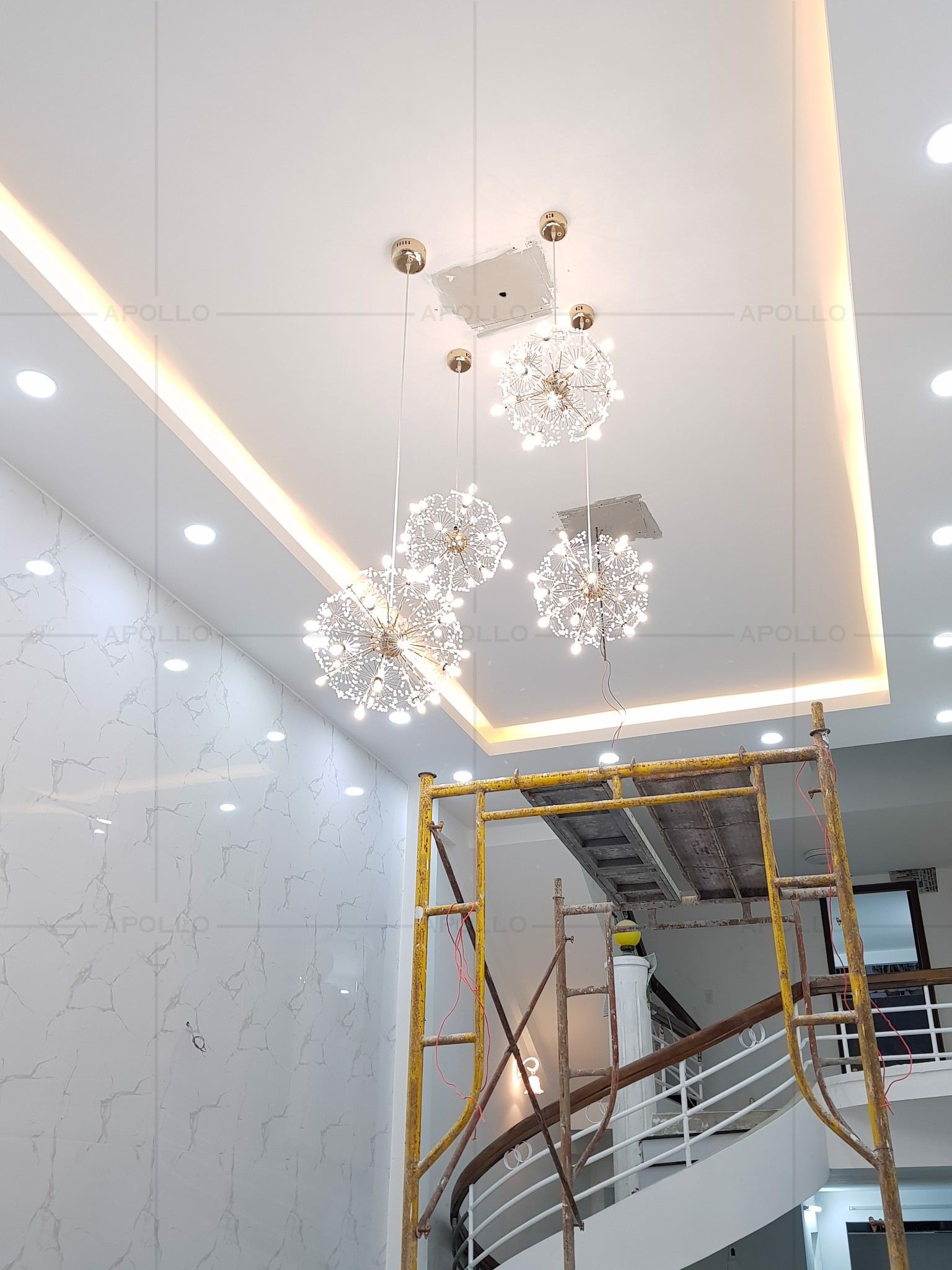 ĐÈN THẢ TRANG TRÍ HOA BỒ CÔNG ANH YJP-29