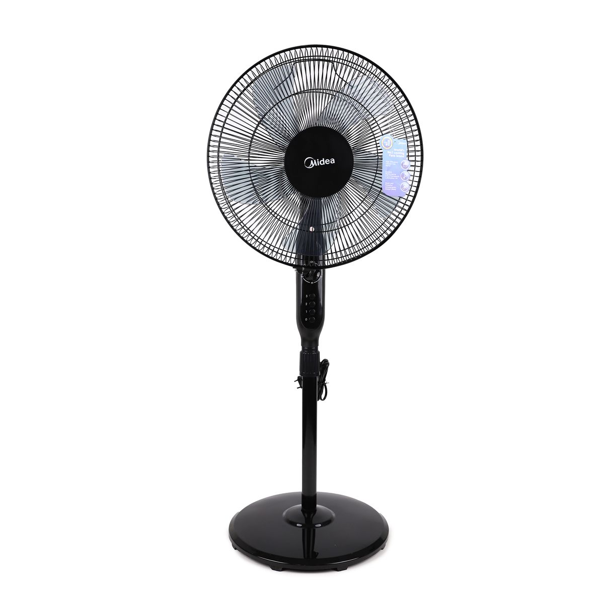 Quạt Điện 5 Cánh Midea FS40-15Q (Công suất 50W, Chỉnh Gió 3 Tốc Độ, Hẹn Giờ 120')