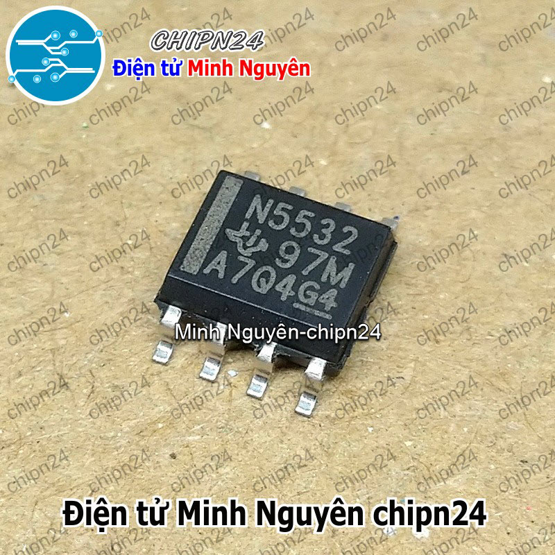 [1 con] (ST) IC Dán NE5532 SOP-8 Hàng Tốt (SMD) (N5532 NE 5532) - HH004704