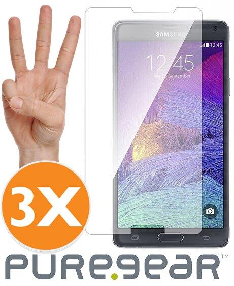 Kính Cường Lực Cho Samsung Galaxy Note 4 (Trong suốt) (Combo 2 chiếc)