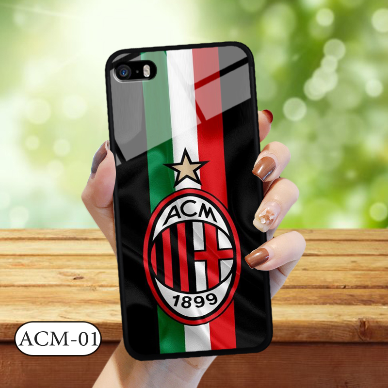 Ốp kính 3D IPHONE 5 - in biểu tượng đội bóng
