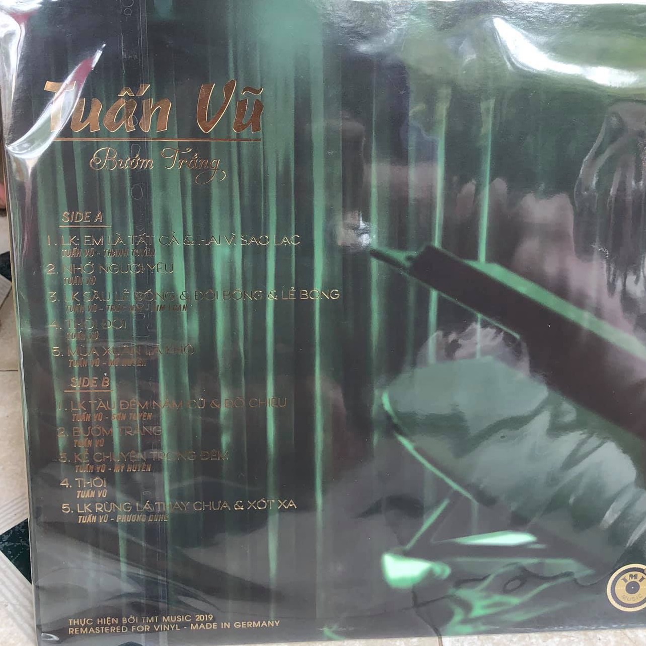 Đĩa than Tuấn Vũ - Bướm trắng vinyl lp