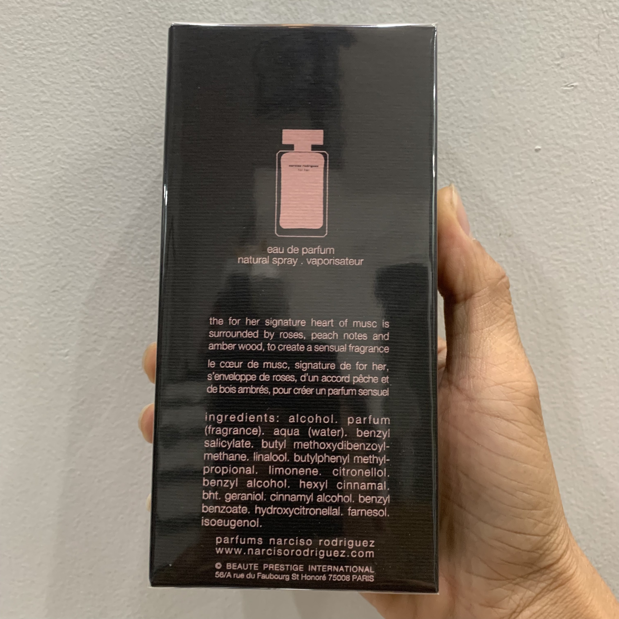 Nước hoa narciso rodriguez edp 100ml full seal