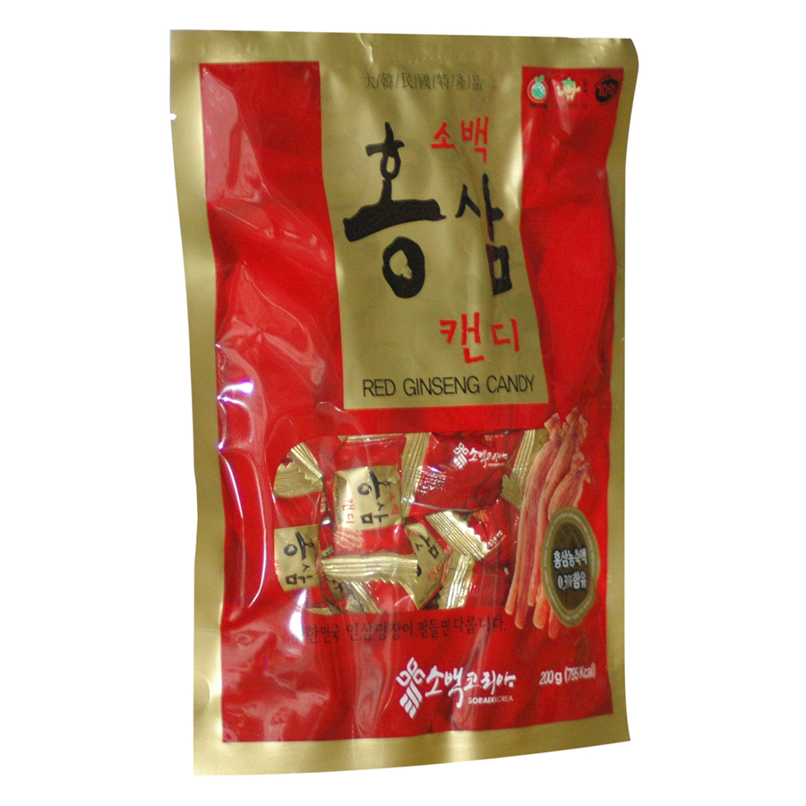 Kẹo hồng sâm Sobaek Hàn Quốc 200g