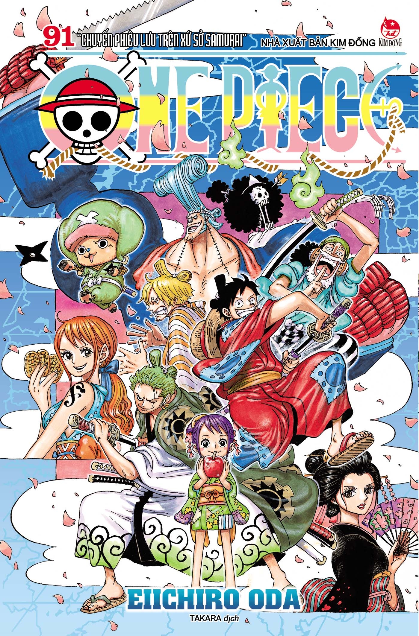 Fahasa - One Piece Tập 91 (Phiên Bản Bìa Gập)