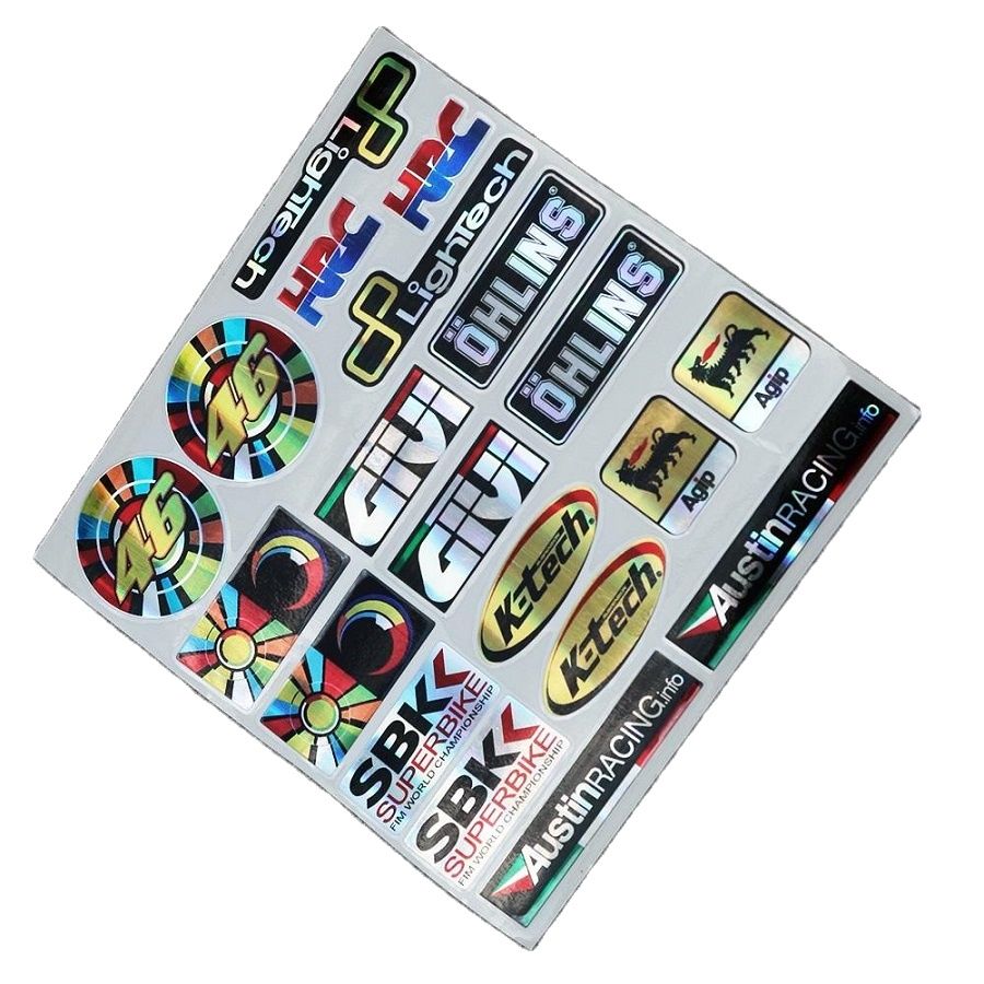 Tem logo, decal logo dán xe máy huy hiệu chữ hãng xe độc đáo (mẫu 2)