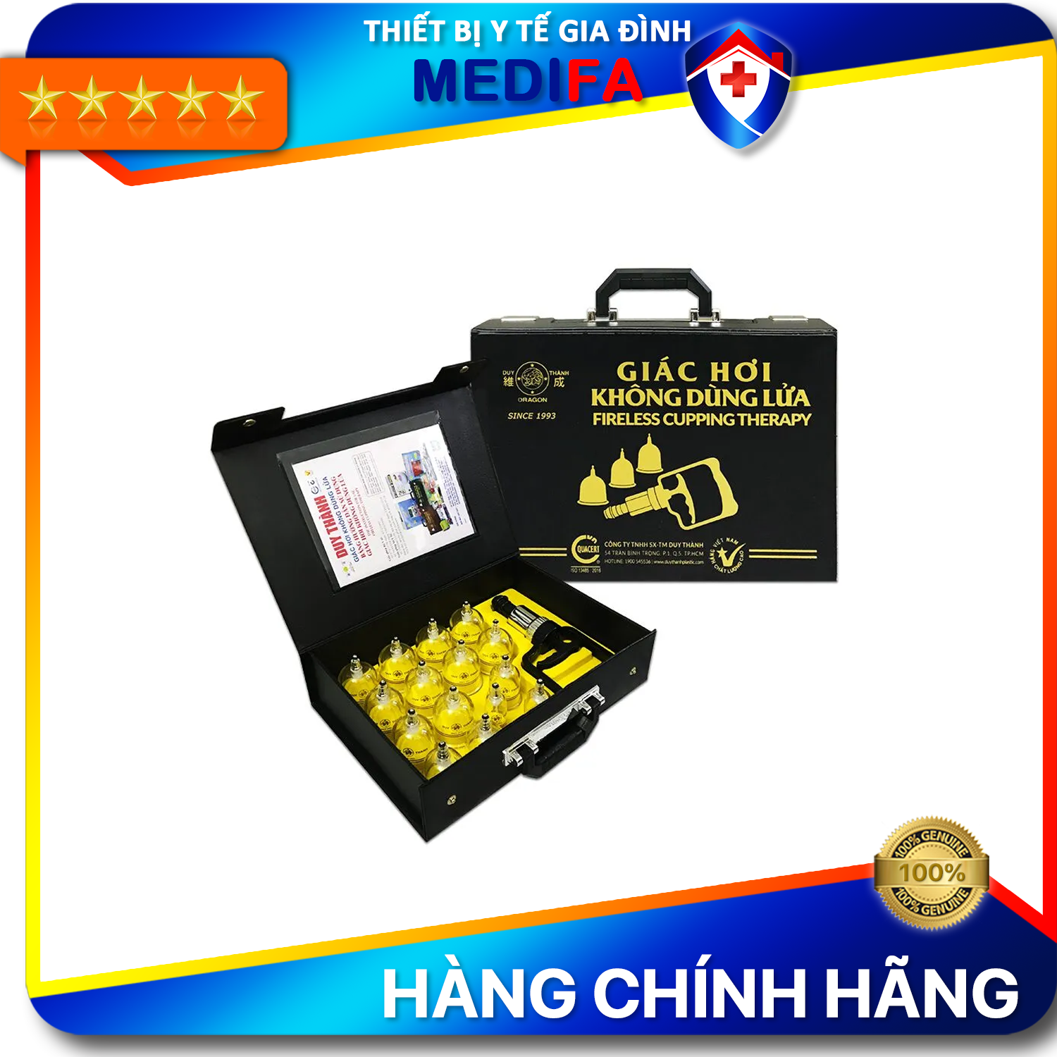 Bộ giác hơi không dùng lửa duy thành ygh02 bao gồm 15 ly