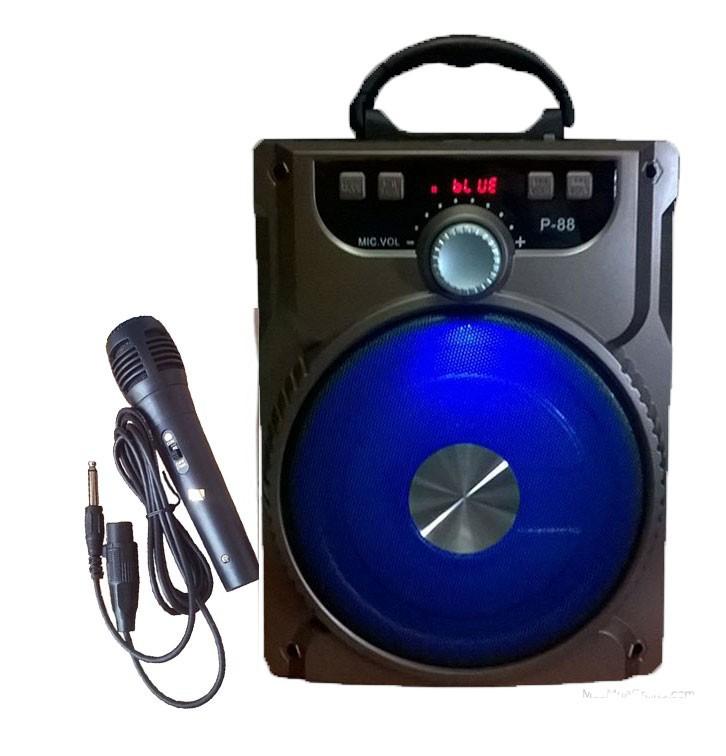 Loa bluetooth hát karaoke P87 P88 P89 tặng 1 micro hát karaoke