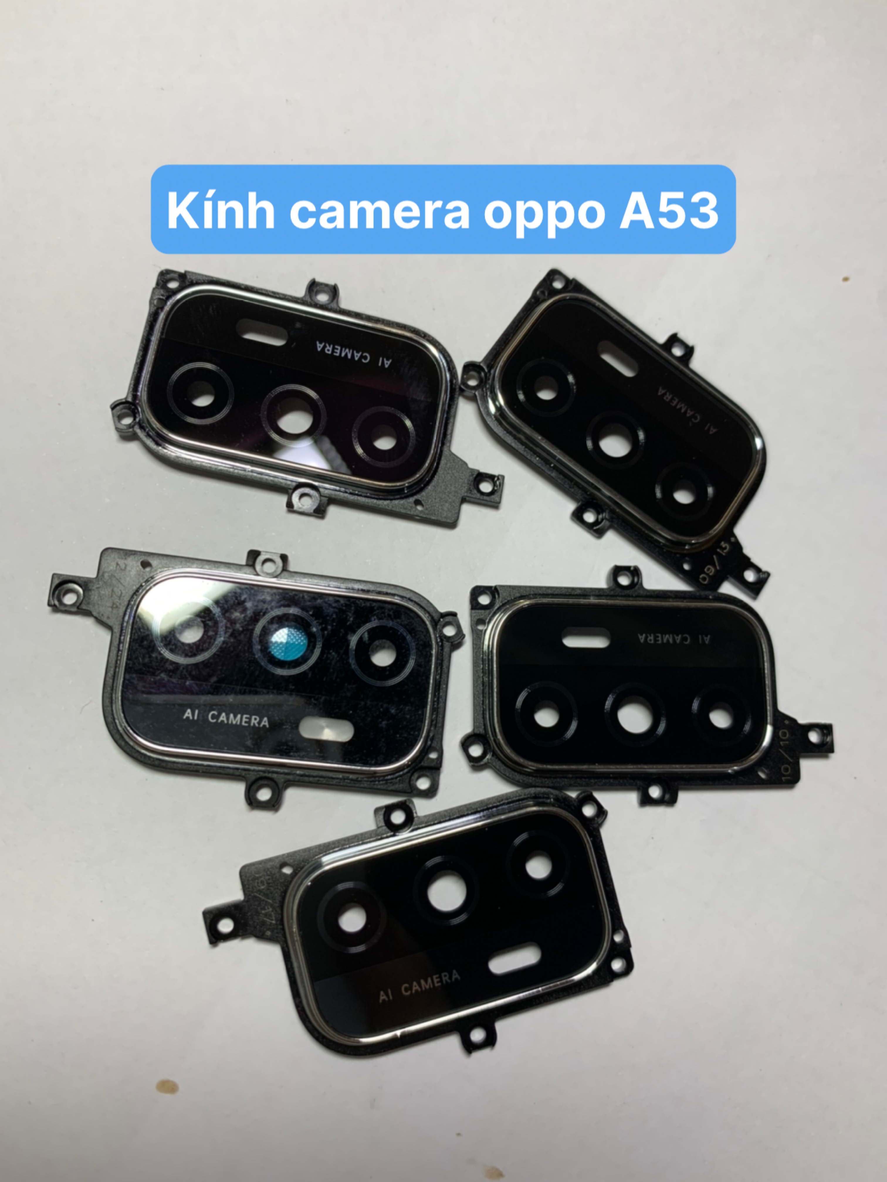 Cụm kính camera zin mới điện thoại oppo a53