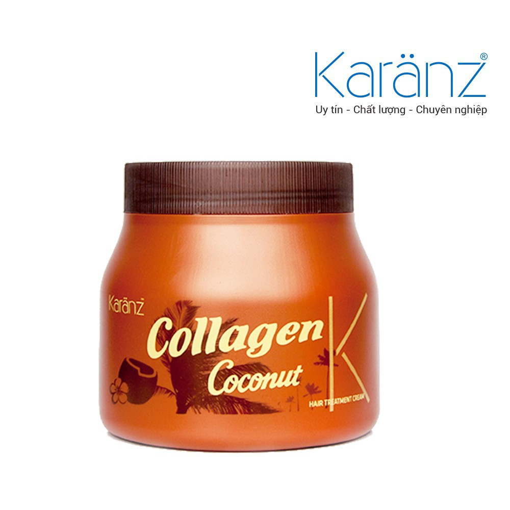 Hấp ủ tóc mềm mượt Collagen Coconut Karanz 1000ml