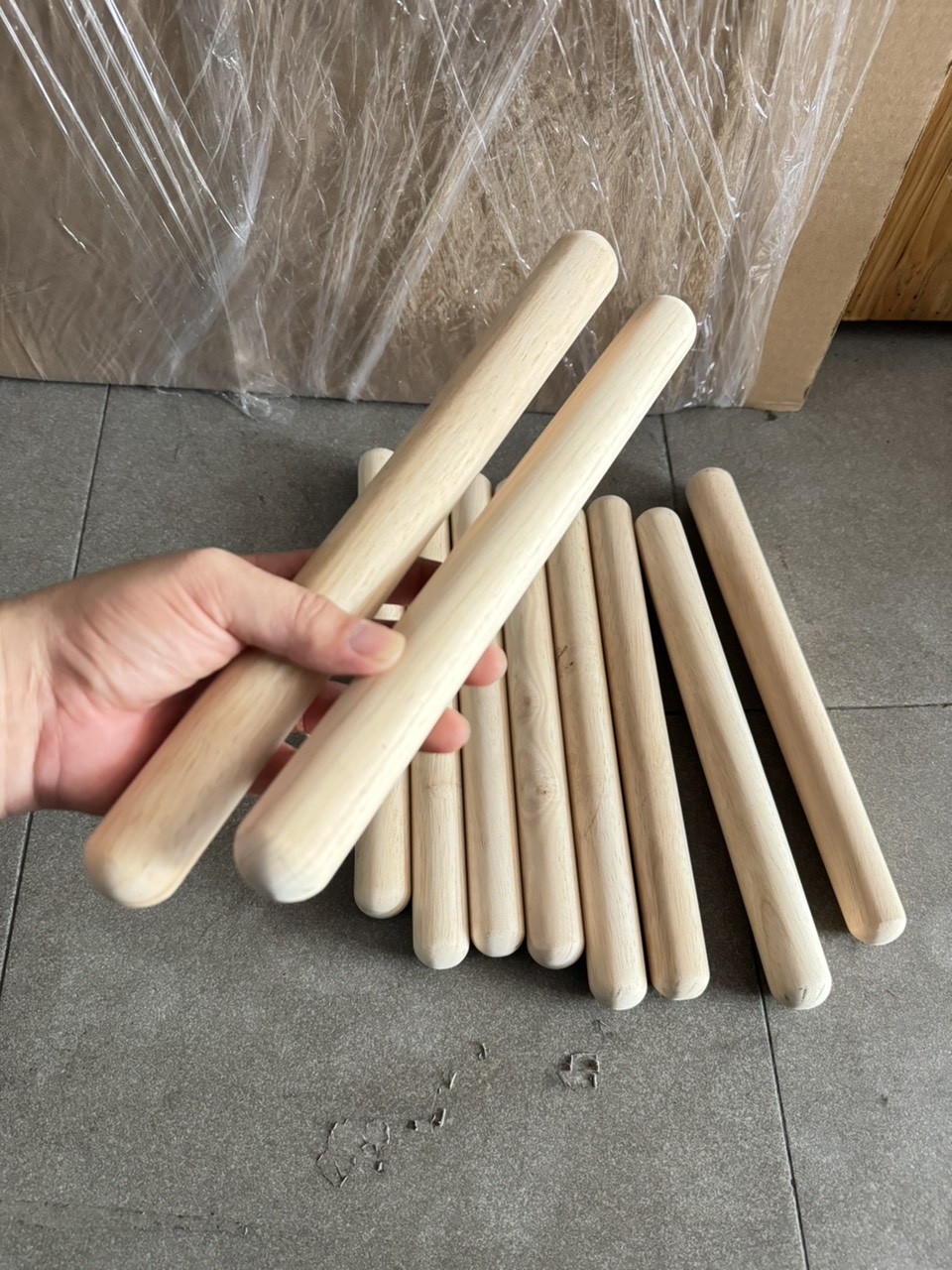 Dùi đánh trống múa lân (1 CẶP=2 CÂY )