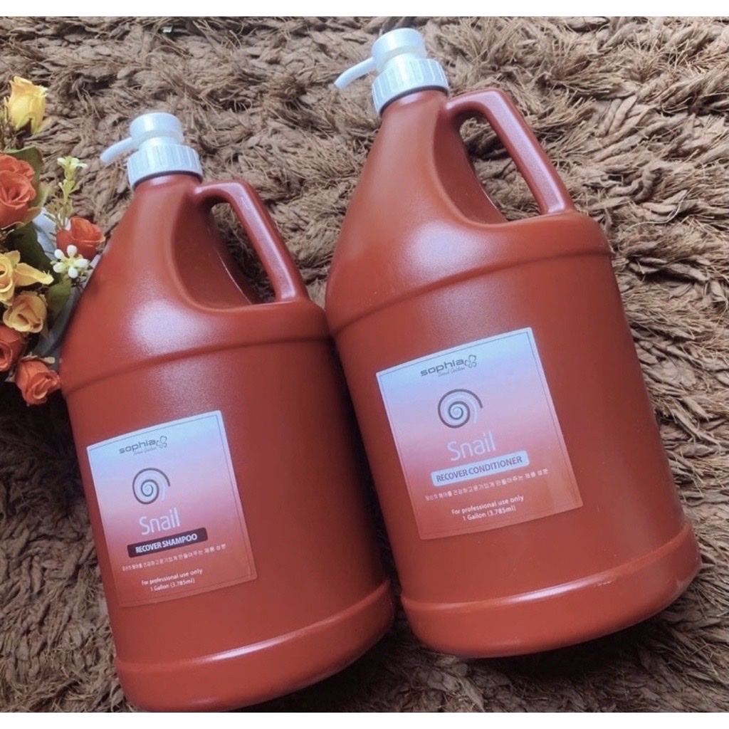 [HCM]DẦU GỘI - XẢ PHỤC HỒI TÓC SNAIL SOPHIA PROFESSIONAL 3785mlx2